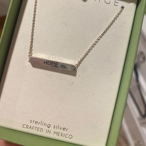 Silver necklace